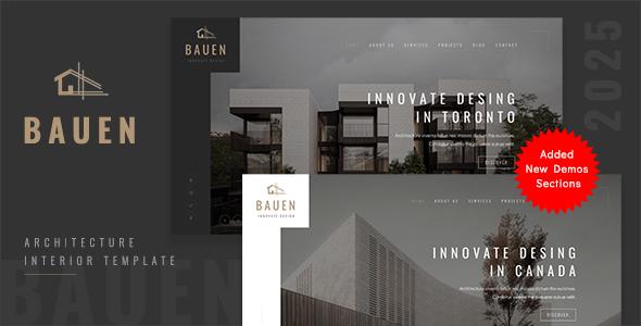 BAUEN – Architecture & Interior Template