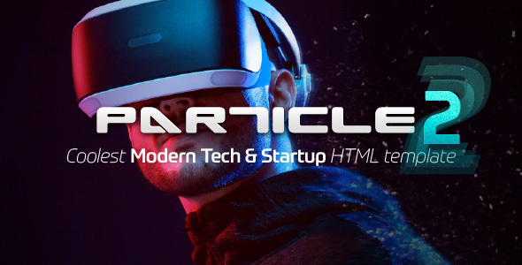 Particle – Modern Tech & Startup HTML Template