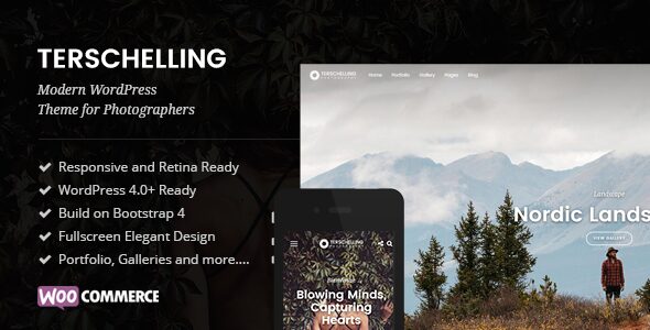 Terschelling – Modern Photography WordPress Theme