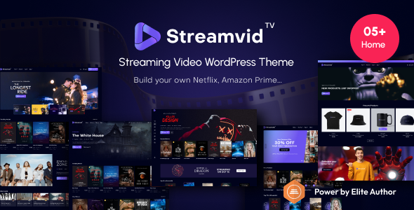 StreamVid – Movie Video Streaming WordPress Theme