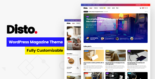 Disto – WordPress Blog Magazine Theme