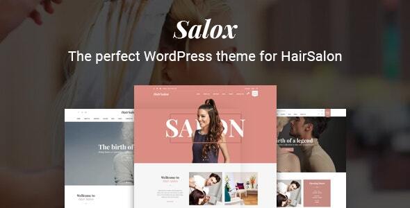 Salox – Hair Salon WordPress Theme