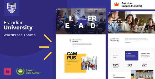 Estudiar – University School WordPress Theme
