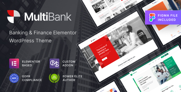 Multibank –  Business and Finance WordPress Theme