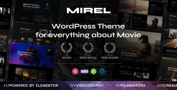 Mirel – Movie Studios and Filmmakers WordPress Theme