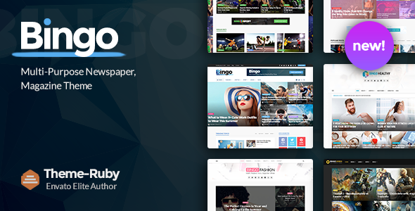 Bingo – Newspaper & Magazine WordPress Theme