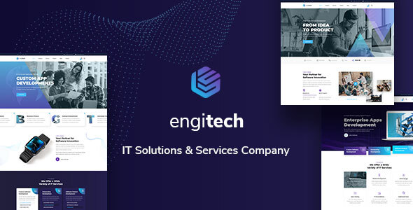 Engitech – IT Solutions & Services HTML5 Template