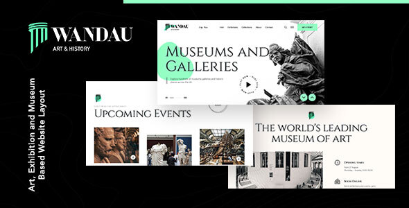 Wandau – Art & History Museum WordPress Theme