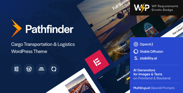 Pathfinder – Shipping, Supply & Delivery Services WordPress Theme