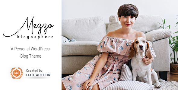 Mezzo – A Personal WordPress Blog Theme