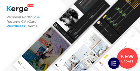 Kerge – Resume & Portfolio