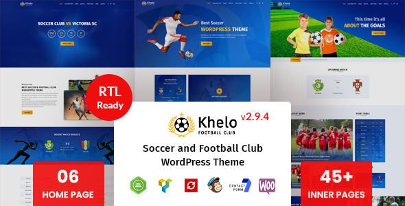 Khelo – Soccer & Sports WordPress Theme
