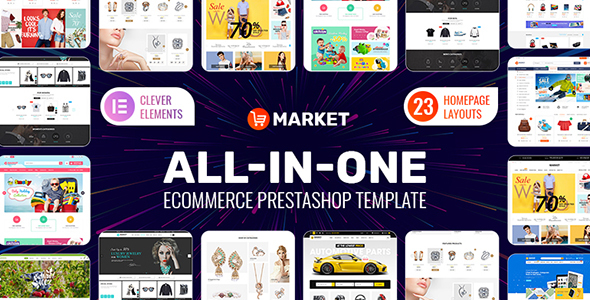 Market – Elementor Multipurpose PrestaShop 1.6 and 1.7 Theme