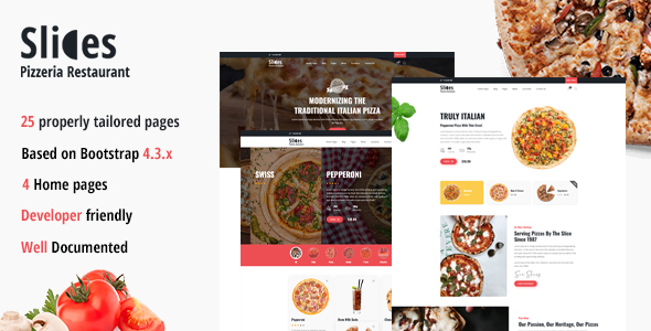Slices – Pizza Restaurant HTML Template