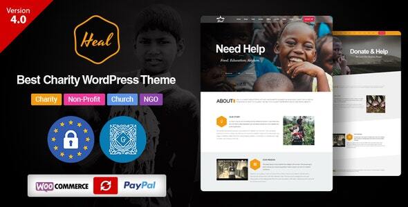 Heal – Multipurpose Charity WordPress Theme