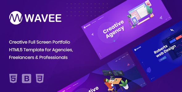 Wavee – Creative Portfolio HTML5 Template