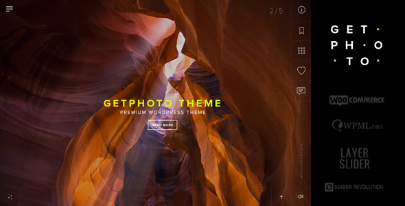 GetPhoto – Photography & Portfolio WordPress Theme