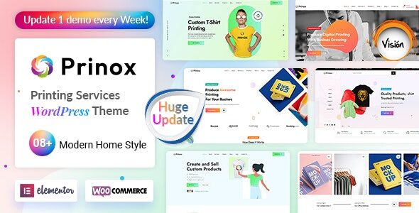 Prinox – Printing Services WordPress Theme