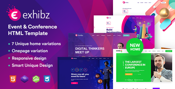 Exhibz – Conference and Event HTML Template