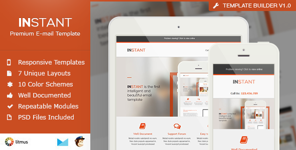 Instant – Business Responsive Email Template