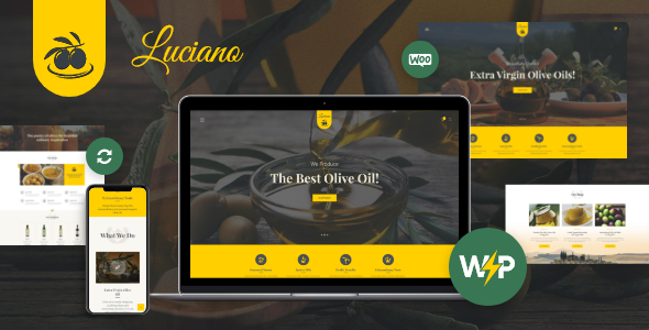 OliveOil – Oil Farm & Vinegars WordPress Theme + Online Store