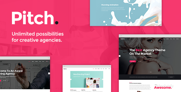 Pitch – Digital Agency & Freelancer WordPress Theme