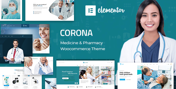 Corona – Medical Pharmacy WooCommerce WordPress Theme