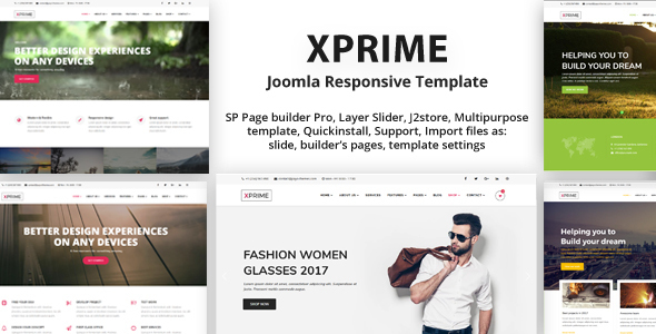 XPRIME – Joomla 6 Creative & Business Services Template