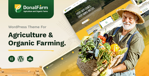 Donalfarm – Agriculture Organic Farming WordPress Theme