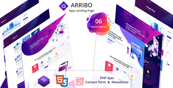 Arribo – App Landing Page