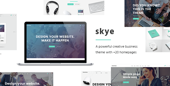 Skye – Contemporary WordPress Theme for Creative Business
