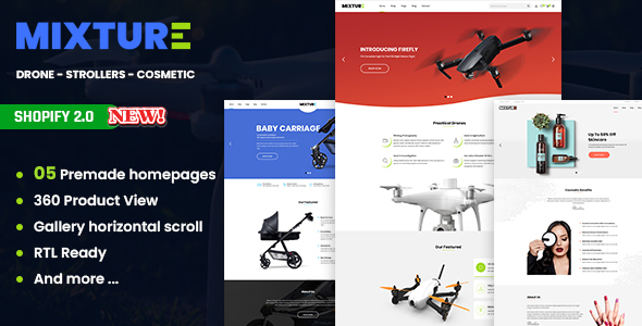 Mixture – Single Product Shopify Theme