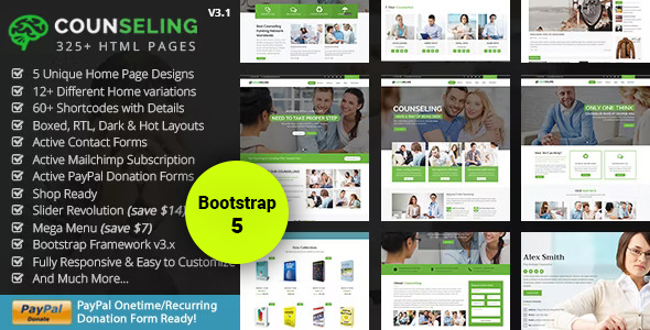 Counseling –  Psychology HTML Template