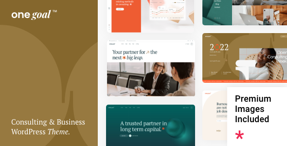 One Goal – Business Consulting WordPress Theme