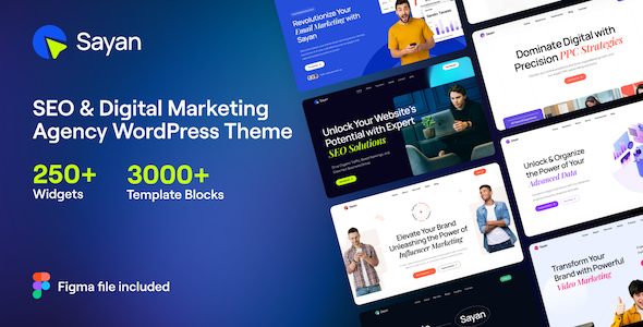 Sayan – SEO & Digital Marketing Agency WordPress Theme