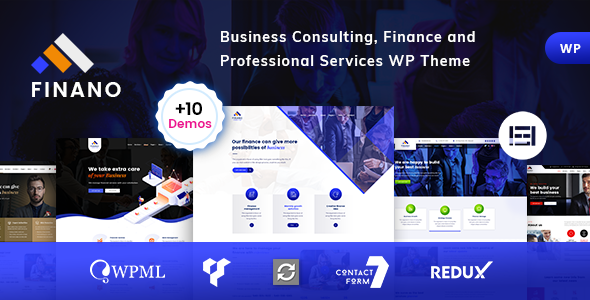 Finano – Business Finance WordPress Theme