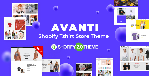 Avanti – Shopify Tshirt Store Theme