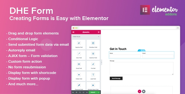 DHE Form – WordPress Form Builder with Elementor