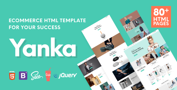 Yanka – Retail Ecommerce HTML Template