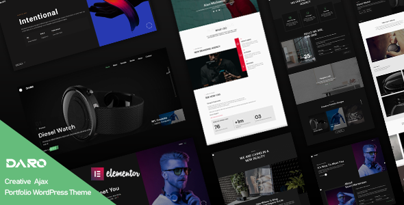 Daro – Ajax Portfolio WordPress Theme