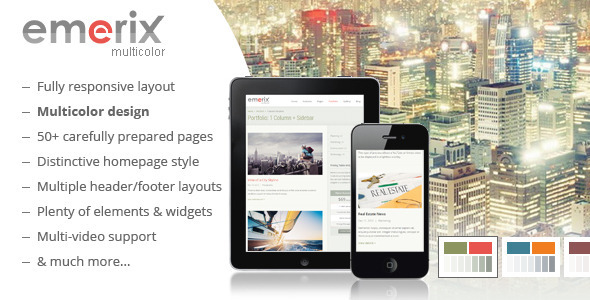 Emerix – Responsive HTML5 Template