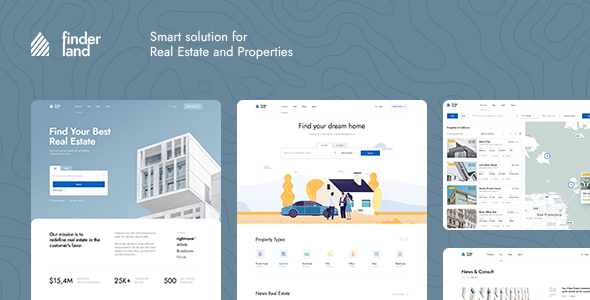 Finderland – Real Estate Html Template