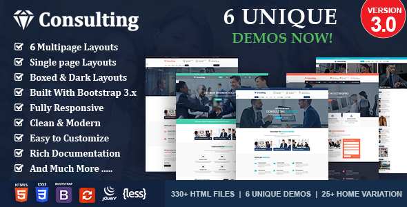 Consulting Pro – Business HTML Template