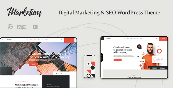 Marketum – Digital marketing & SEO WordPress Theme