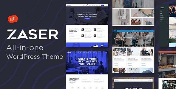 Zaser Pro – All-in-one WordPress Theme