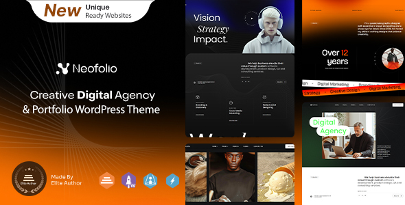 Neofolio – Creative Portfolio & Digital Agency WordPress Theme