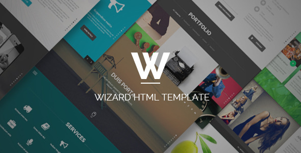 Wizard – Fullpage Portfolio HTML Template