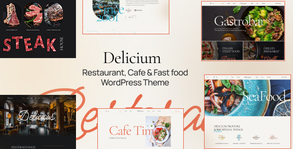 Delicium – Fast Food & Cafe WordPress Theme