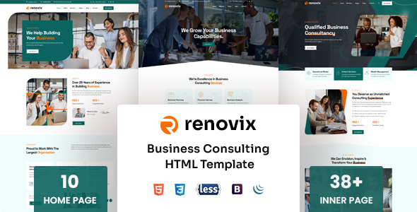 Renovix – Business Consulting HTML Template
