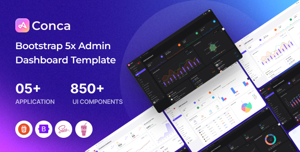 Conca – Bootstrap 5 Admin Dashboard Template